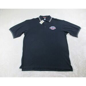 NEW VINTAGE Formla 1 Polo Shirt Mens Extra Large Black Grand Prix Racing*